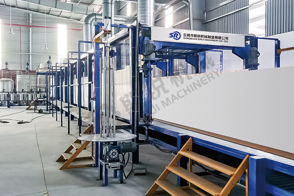 The whole process and material of the production line of the sponge automatic production line